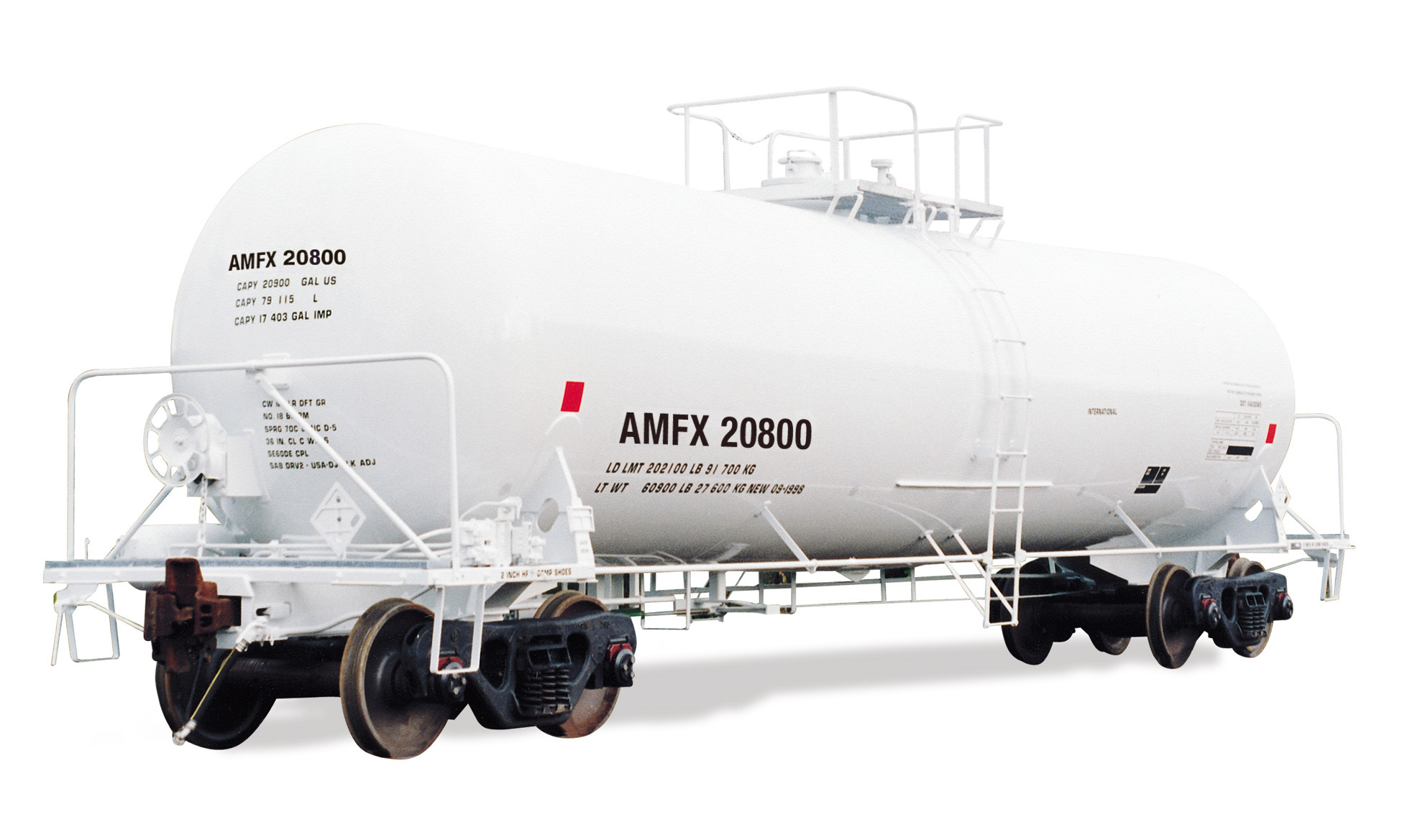 20,800 Gallon Hydrochloric Acid Tank Car