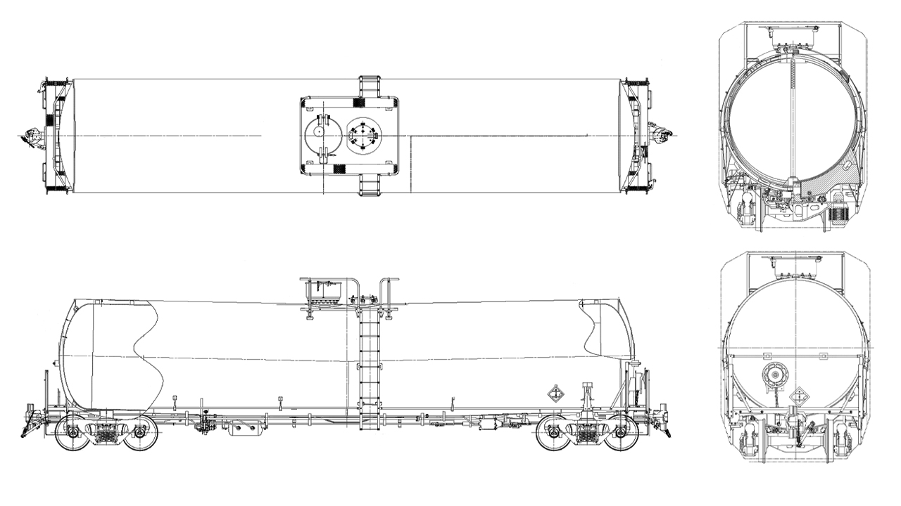 23,500 Stainless Tank Car