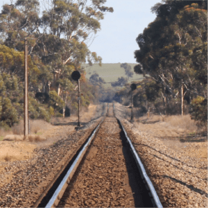 Railroad tracks