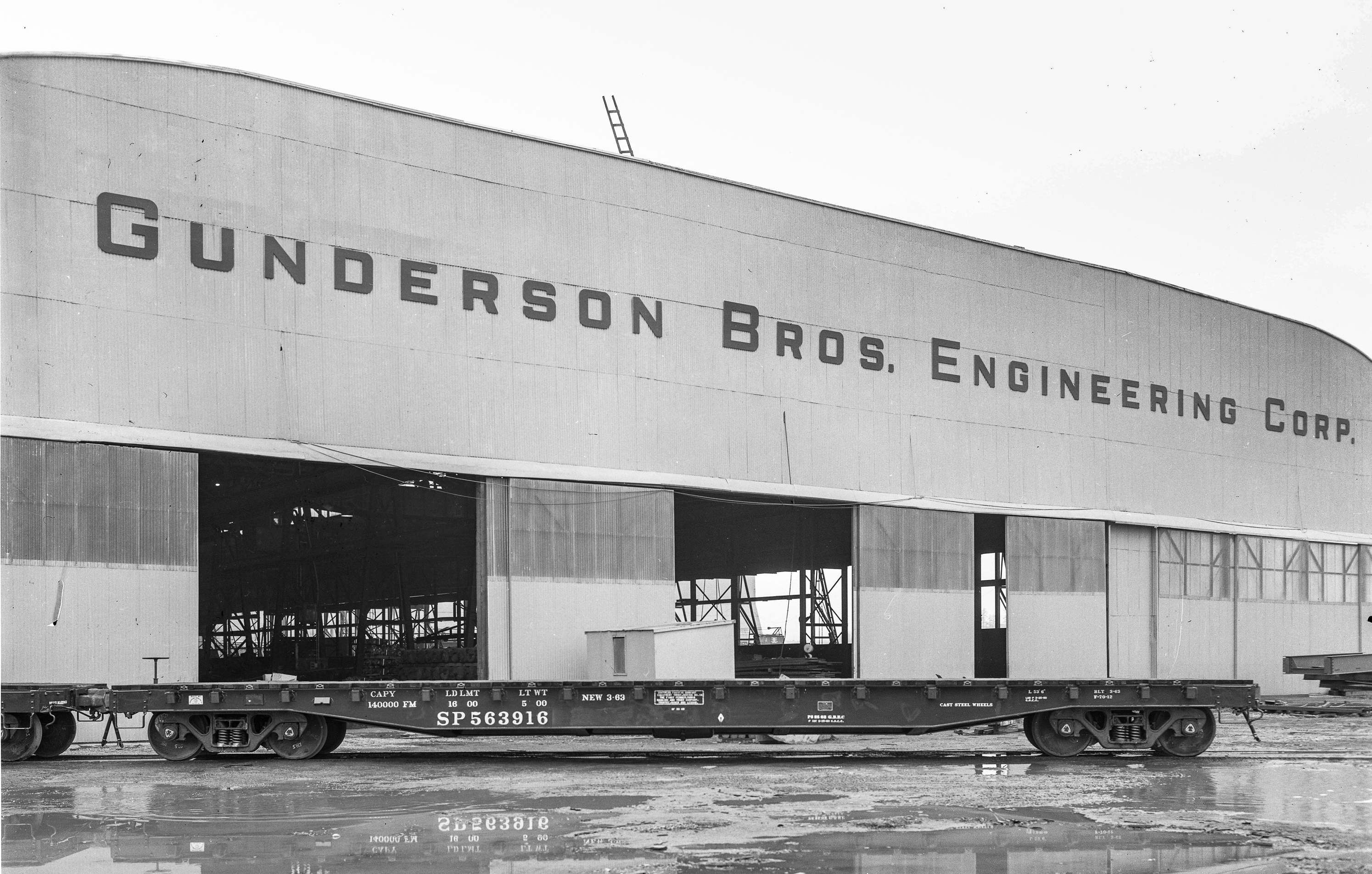 From the Gunderson, a History of an Oregon Company