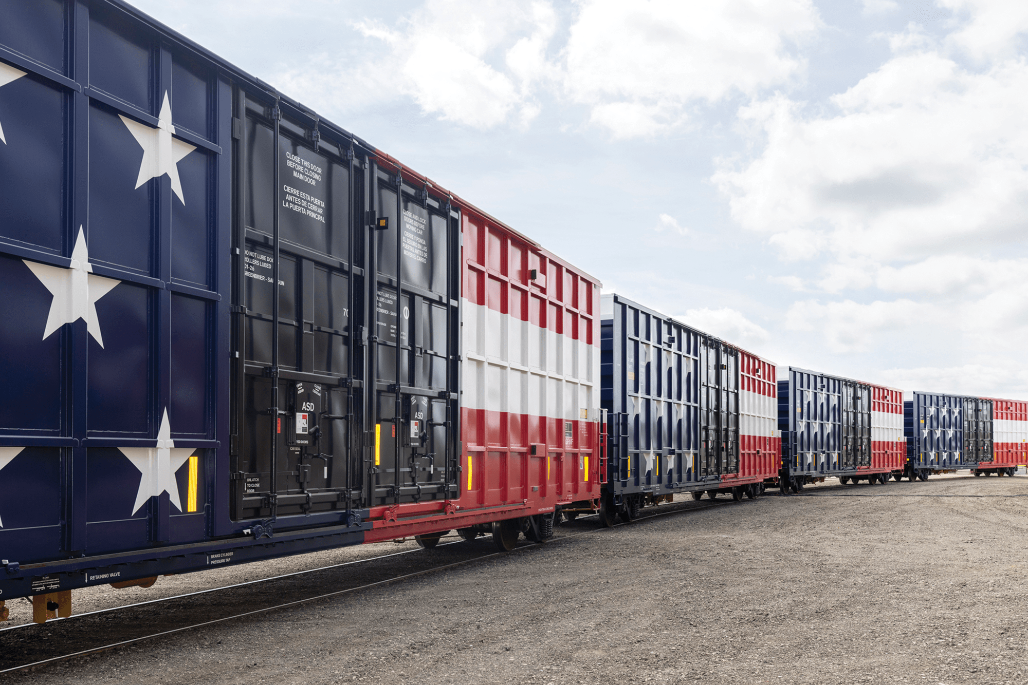 Patriotic Boxcar