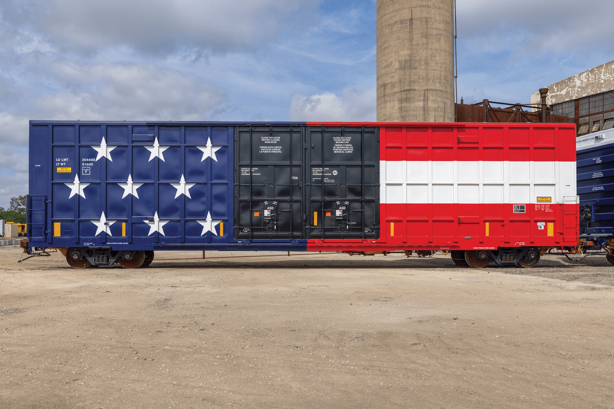 Patriotic Boxcar